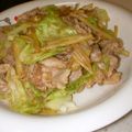 メリー＆キキ's cooksnap of when they made キャベツと豚肉のしょうが醤油炒め.