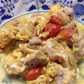 coco２'s cooksnap of when they made 豚とミニトマトの卵炒め.