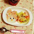 亜夢mam's cooksnap of when they made 【離乳食】マイメロディプレート.