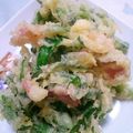 ☆uni☆'s cooksnap of when they made セロリの葉のサクサク天ぷら.