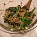 マリネ大好き❤️'s cooksnap of when they made レンジで簡単！！春菊のお浸しなめたけ和え.