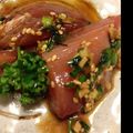 ニャン母's cooksnap of when they made ☆まぐろのお刺身中華風☆.