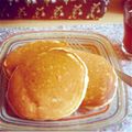 ★☆な☆★'s cooksnap of when they made 表面カリッ♪中はモチモチ★ヨーグルトのパンケーキ.