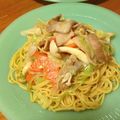 中華街's cooksnap of when they made キャベツ・しめじ・豚肉で☆和風焼きパスタ.