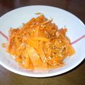 蜂蜜牛乳's cooksnap of when they made レンジで簡単！！にんじんのナムル☆.