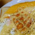 みーぬみーぬ's cooksnap of when they made マヨぶっかけ☆目玉焼きチーズトースト☆.