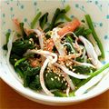 ぽよぽよちぃ's cooksnap of when they made ほうれん草とカニカマのナムル.