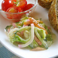 簡単手抜きママ's cooksnap of when they made 秋の味覚☆柿と野菜とかまぼこのサラダ☆.