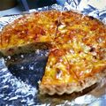 雨です's cooksnap of when they made フランスから、シャケとネギのキッシュ.