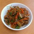 うに子's cooksnap of when they made ピリ辛☆スタミナ丼.