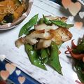ＴＯＭＯＷＡＴ's cooksnap of when they made 絹さやとちくわのバター醤油炒め.