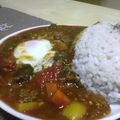 ふんか's cooksnap of when they made 茄子のキーマカレー.