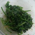ﾘｰﾕｳママ's cooksnap of when they made 祖母の味＊ほうれん草の胡麻和え.