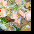 azu☆ﾐ's cooksnap of when they made 鮭のちゃんちゃん焼き風.