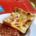 TOMｻﾝ's cooksnap of when they made ベーコンはチン☆　とろとろたまごトースト.