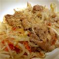 あんぱんまんあくび's cooksnap of when they made 簡単な豚もやし炒め.