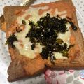 しほぽり's cooksnap of when they made 妊娠中たべた明太マヨ海苔チーズトースト.