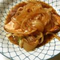 ☆もつさん☆'s cooksnap of when they made メカジキ☆ガリバタ醤油の玉ねぎソース.