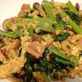 せんじゅさん's cooksnap of when they made 小松菜 ベーコン しめじの炒め物.