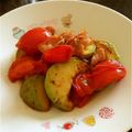 jyuriko☆'s cooksnap of when they made ✿アボカドとトマトとベーコンの醤油炒め✿.