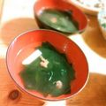 komugiko4's cooksnap of when they made 山芋とわかめで♪梅すまし汁.