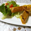フーミン✩'s cooksnap of when they made トースターで揚げない♪残りカレーの春巻き.