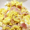 Ｃｕｓｈｉｎａ's cooksnap of when they made ほうれん草とベーコンのスクランブルエッグ.