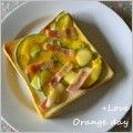 オレンジデイ's cooksnap of when they made ホクホク♪ 南瓜＆ベーコンチーズトースト.