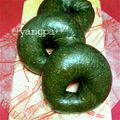 yangpa's cooksnap of when they made 自家製酵母　麻炭ベーグル.