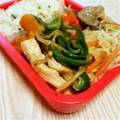 yuka119's cooksnap of when they made ささみ＆もやし＆ピーマンの冷たい和え物.