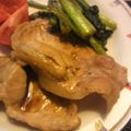 ねろりんりん's cooksnap of when they made 豚ロース薄切り肉とほうれん草の豚丼.
