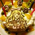 potmilk's cooksnap of when they made デコチョコ★プリキュア5ケーキ（ミルク）.