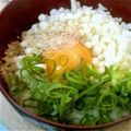 cheese大好き's cooksnap of when they made 釜玉うどん.
