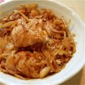 けいさく's cooksnap of when they made チーズイン☆新☆豚のしょうが焼き！.
