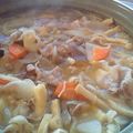 しらたまとくろみつ's cooksnap of when they made おかわり間違いなし♪　豚汁で温まろう♡.