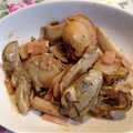 pua3a's cooksnap of when they made ☆牡蠣とエリンギのにんにく炒め☆.