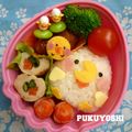 ＊ぷくよし＊'s cooksnap of when they made コケコッコ朝ですよ！おにぎり.