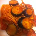 yukka0113's cooksnap of when they made 旦那が作る♡ナスとベーコンのトマトパスタ.