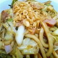まかろん☆まかろん's cooksnap of when they made 卵とハムの焼きうどん.