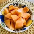 ボブナナ's cooksnap of when they made 一口サイズで美味しいメロンの切り方.