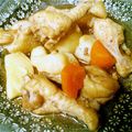 まろ吉's cooksnap of when they made 手羽元とじゃがいもの甘辛煮.