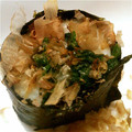 saとko's cooksnap of when they made ♪ほうれん草inちくわの海苔巻き♪.