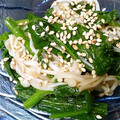ぎゃぷらん's cooksnap of when they made 副菜に❀ほうれん草とえのきの明太和え.