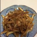 よしみ☆★'s cooksnap of when they made ごぼうとエリンギのコンソメバター.