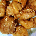 桜雅のママタン's cooksnap of when they made 鶏の唐揚げ甘辛和え.