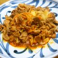 チャーミル's cooksnap of when they made 超簡単！こくうま豚キムチ.