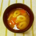 ☆みーも☆'s cooksnap of when they made ＊さつま芋と竹輪の味噌汁＊.