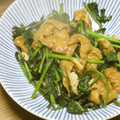 tamamiya55's cooksnap of when they made 油揚小松菜超簡単炒め.