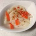 トラなな's cooksnap of when they made マイルドな酸味の蓮根と人参の酢の物.