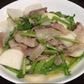 バルセロニスタ's cooksnap of when they made 豚バラとカブの塩炒め.